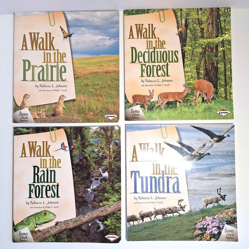 Biomes North America Walk In The Prairie Deciduous Forest Rain Forest Tundra Lot